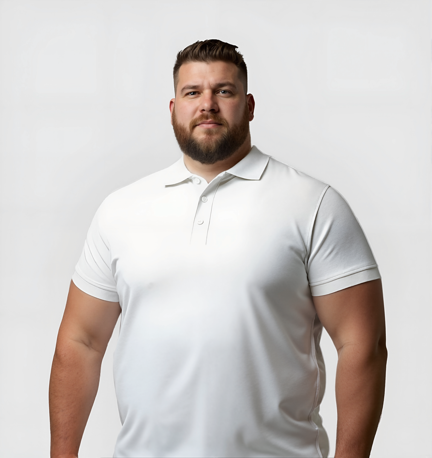 6er-Pack Poloshirts – Weiß