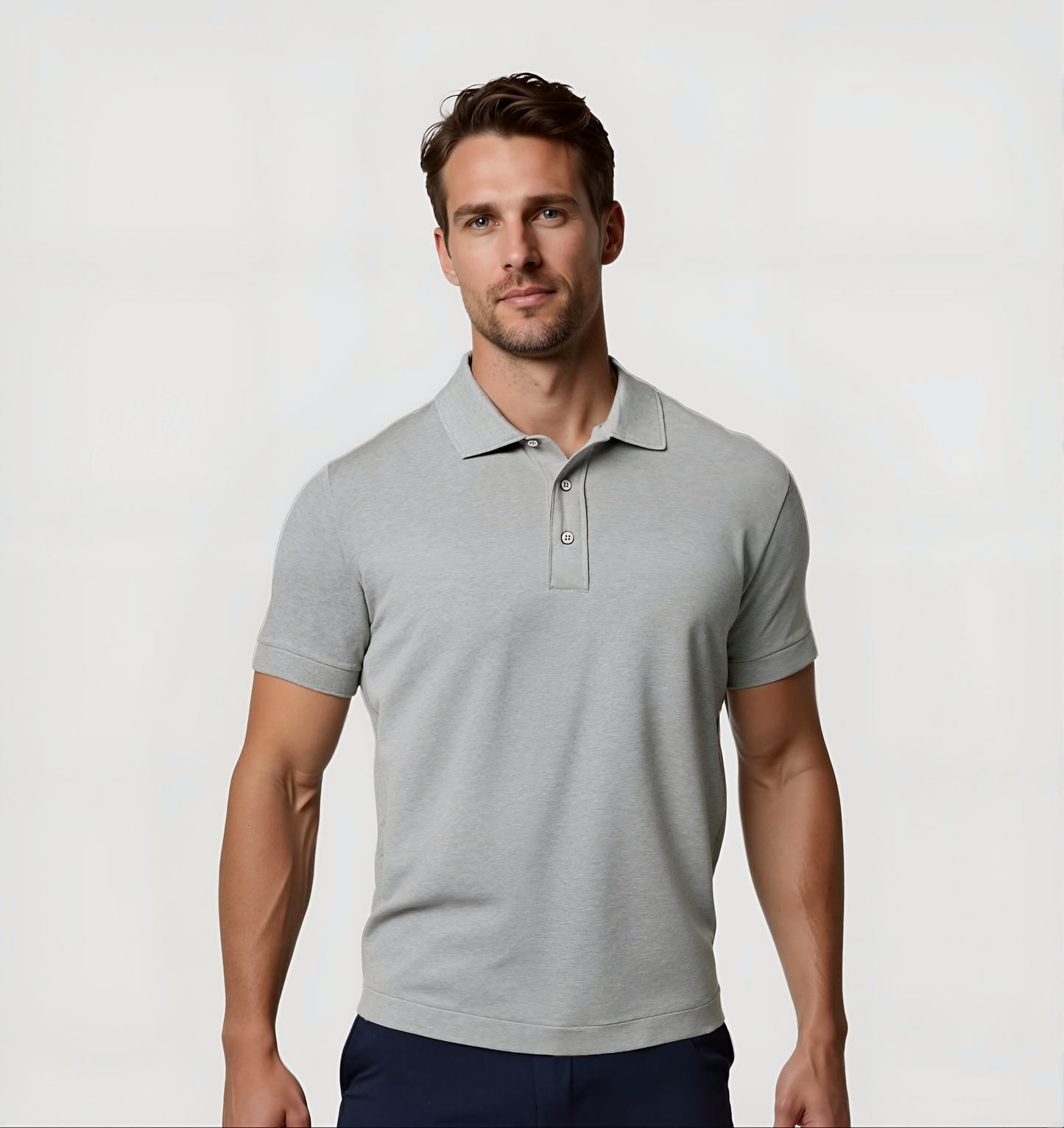 6er-Pack Poloshirts - Grau