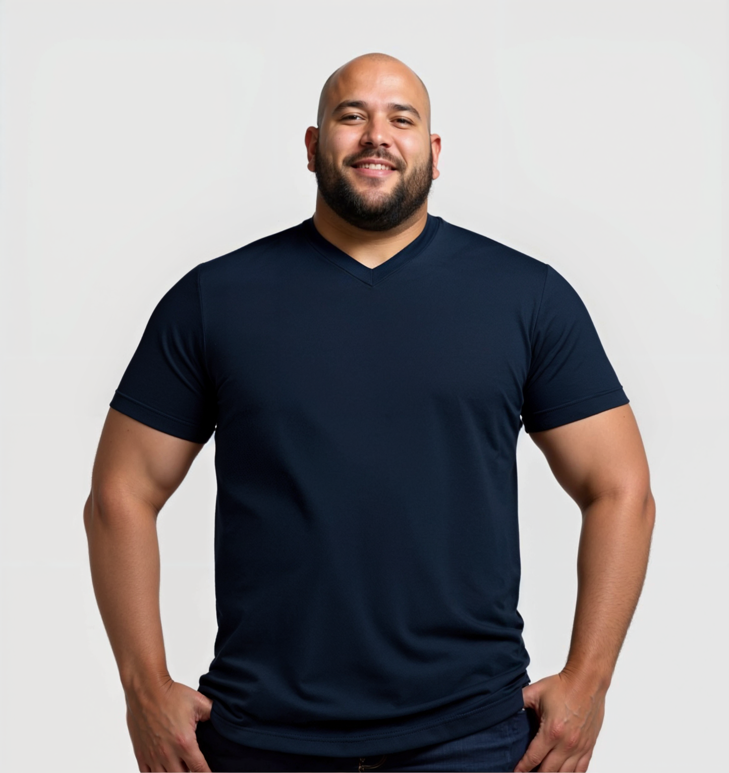 6er-Pack V-Ausschnitt-Shirts - Marineblau