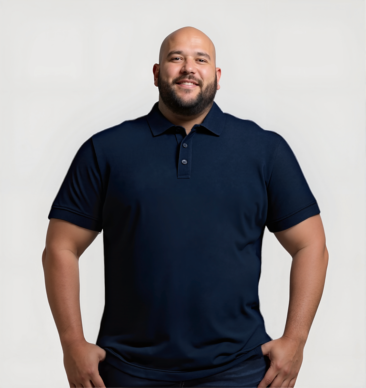 6er-Pack Poloshirts - Marineblau